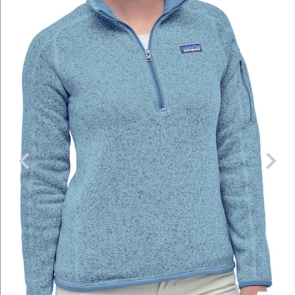 Patagonia Tops - Patagonia women’s Better Sweater 1/4 zip pullover, Berlin blue, size XL